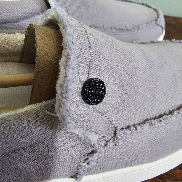Vionic Beach‎ Seaview Light Gray Canvas Loafer Mens Size 8 Medium main image 9